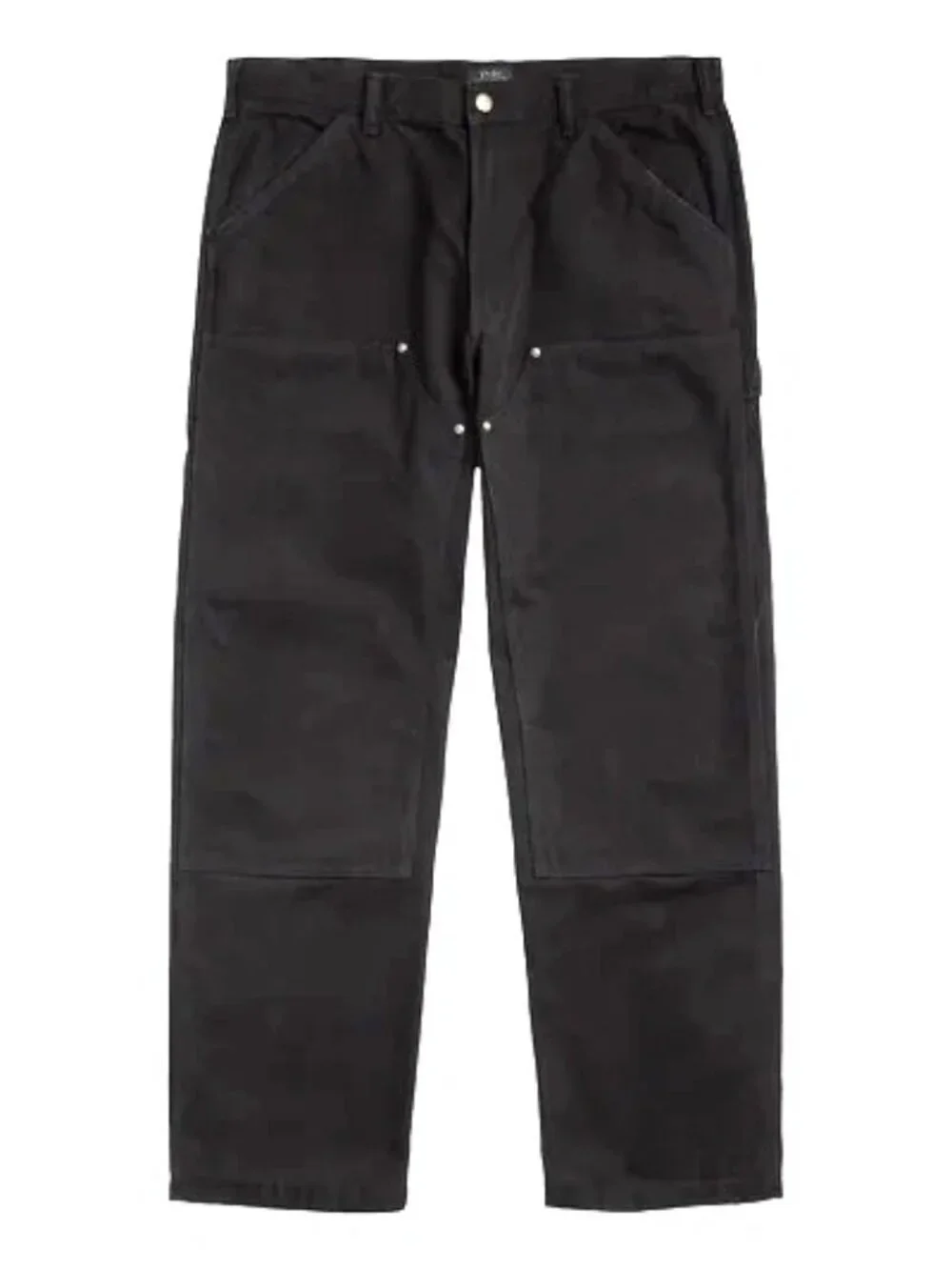 Polo Ralph Lauren Men Size 34 x 34 Jeans Black Double Knee Carpenter Relaxed Fit